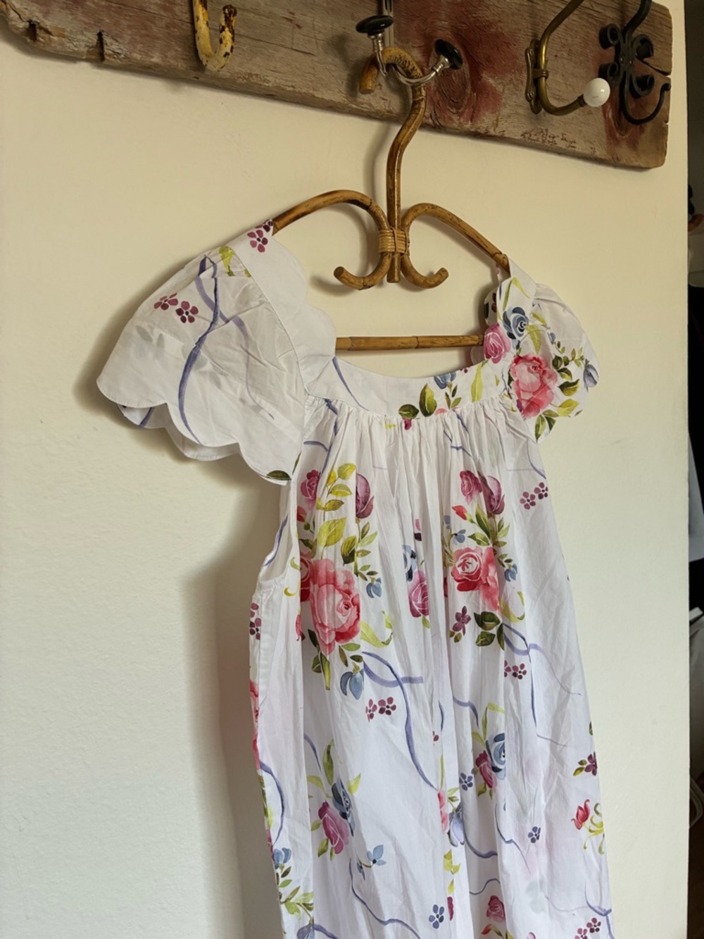 NEW Heidi Carey Lila Rose Print Cap Sleeve Nightgown women’s Size Large - Picture 4 of 7